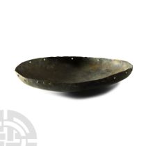 Large Roman Bronze Scales Pan