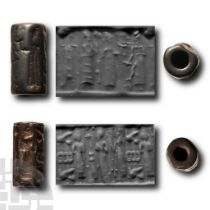 Mesopotamian Cylinder Seal Group with Scenes