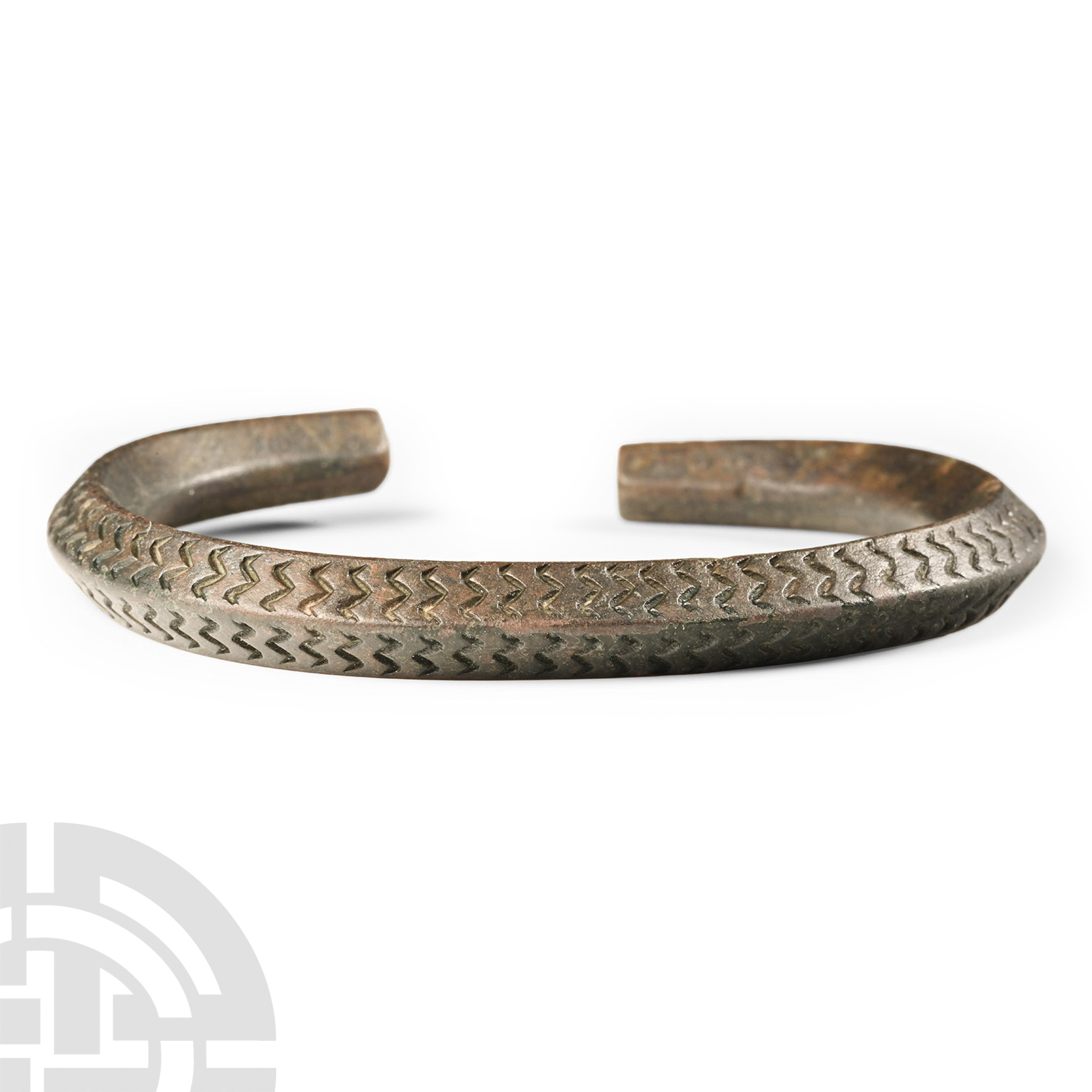Viking Age Bronze Decorated Bracelet