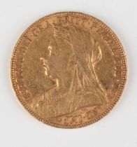 A Victoria Old Head sovereign 1898.Buyer’s Premium 29.4% (including VAT @ 20%) of the hammer