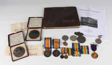 A 1914-18 British War Medal to ‘2501 Tpr.E.W.Helmer. Household BN.’, another 1914-18 British War