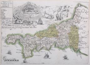 Thomas Taylor (publisher) – ‘A Table of the Hundreds in the County of Cornwal’ (Map of the County of