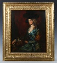 After Thomas Gainsborough – Portrait of Sarah Siddons, late 19th/early 20th century oil on canvas,