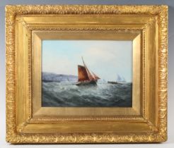 George Knight – Maritime Scenes, a pair of late 19th/early 20th century oils on canvas, both signed,