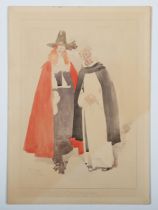 Phil May – ‘A Confession’, 20th century watercolour over pencil on card, signed and dated 1902, 27cm