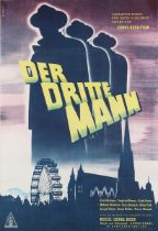 Heinrich Stengel – ‘Der Dritte Mann’ (Movie Poster for The Third Man), offset lithograph, printed by