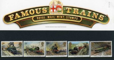 World stamps in four albums with Great Britain from Queen Victoria, decimal mint issues plus