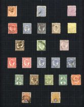 British Commonwealth stamps in three albums from Queen Victoria to George VI mint and used, with
