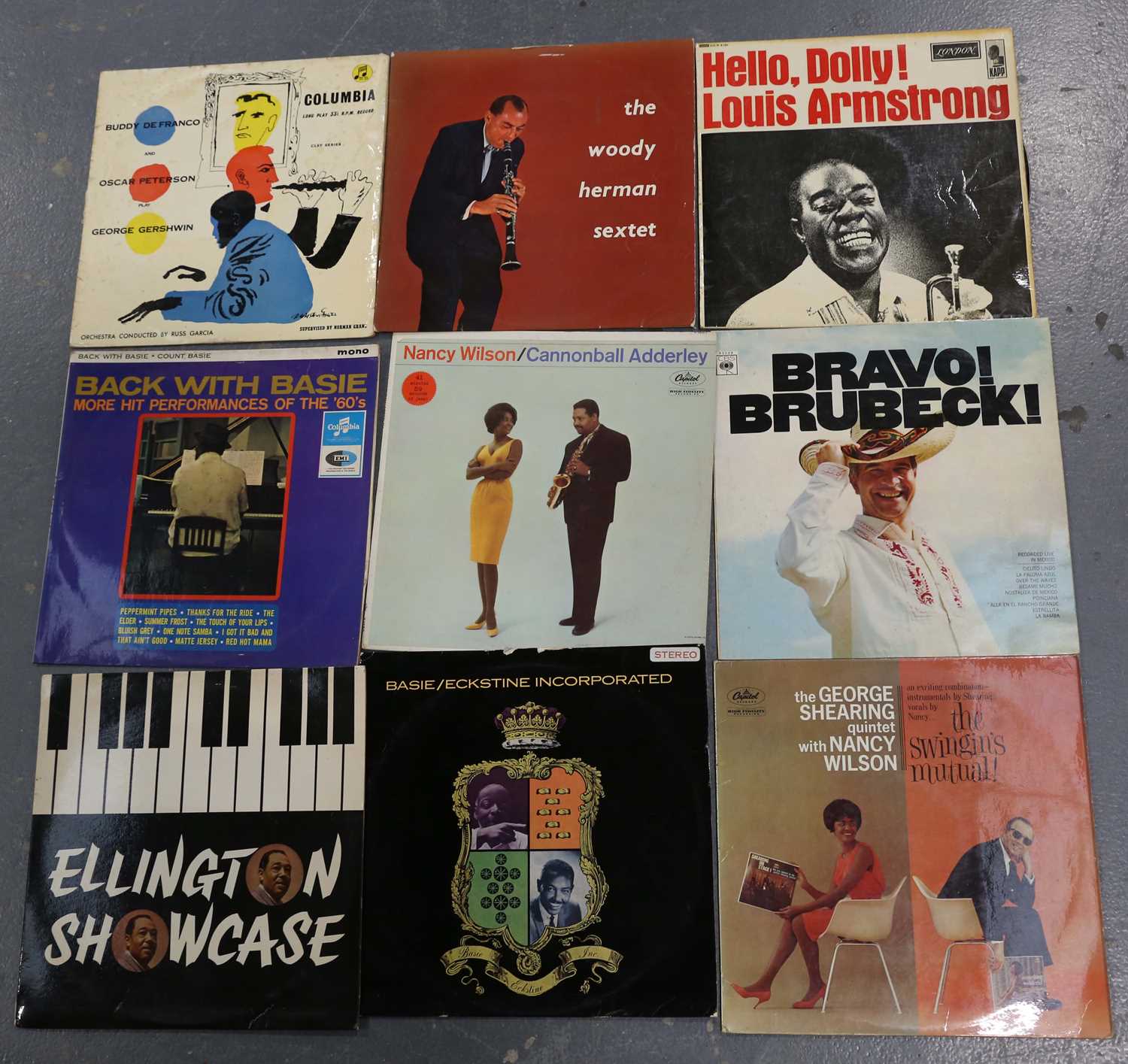 A collection of approximately fifty jazz and blues LP records, 10" and 12", including 'Capitol - Image 7 of 7