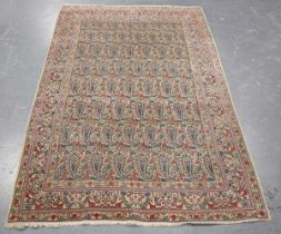 A Senneh rug, North-west Persia, early 20th century, the ivory field with overall offset rows of