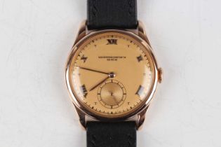 A Vacheron & Constantin Genève Patrimony 18ct rose gold circular cased gentleman's wristwatch, Model