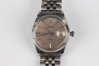 A Rolex Oyster Date Precision stainless steel gentleman's bracelet wristwatch, Ref. 6694, circa