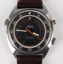 An Omega Seamaster Chronostop stainless steel cased large-size gentleman's wristwatch, Ref. 145.008,