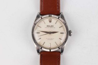 A Rolex Oyster-Perpetual steel cased gentleman's wristwatch, Ref. 6569, circa 1957, with signed