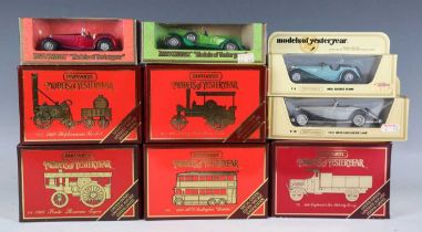 A Matchbox Models of Yesteryear Connoisseurs' Collection set of six cars, cased and boxed,