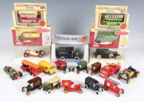 A collection of Solido, Exclusive First Edition, Matchbox Dinky Toy Collection, Brumm, Lledo and