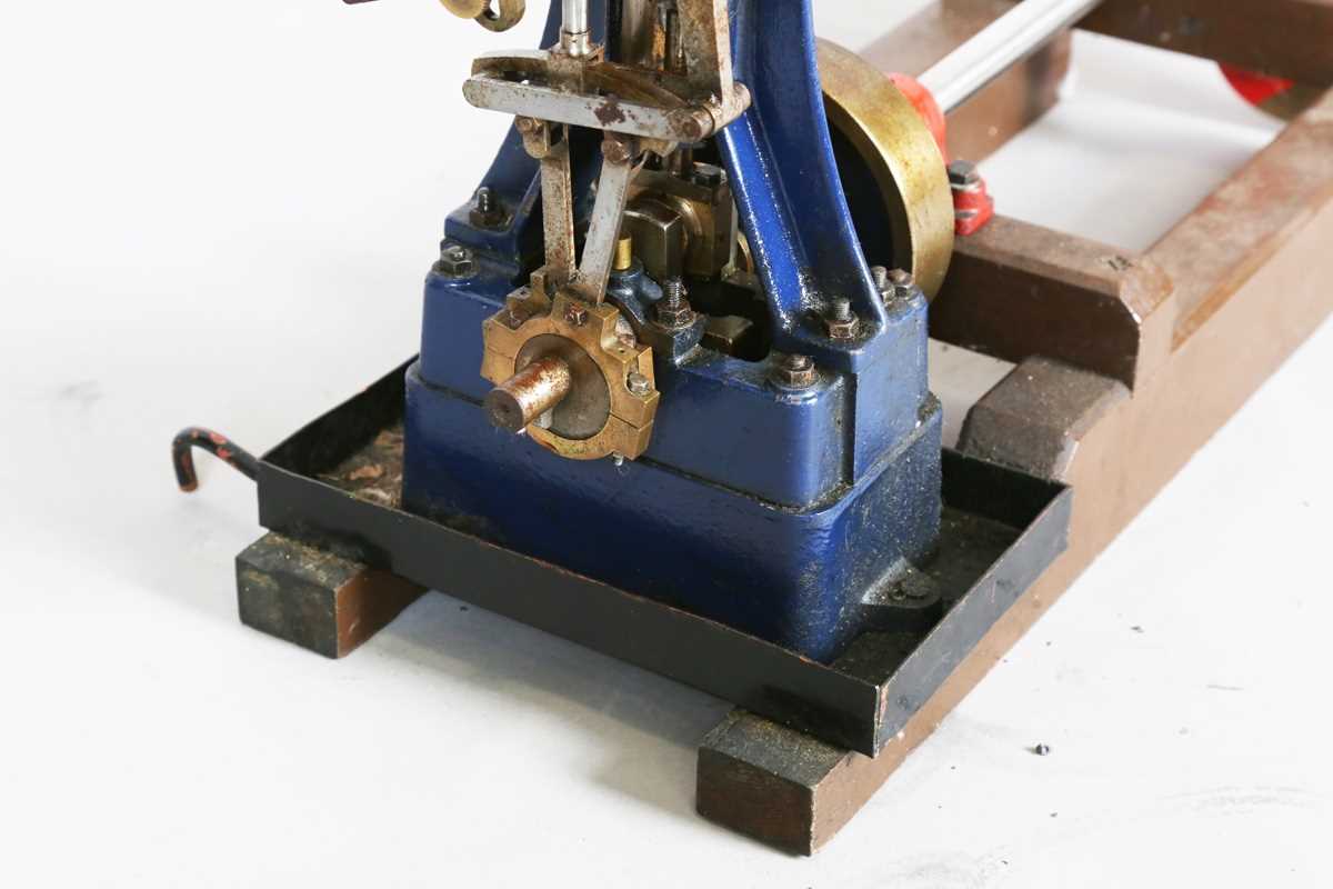 A Stuart Turner No. 5 vertical steam engine with reversing gear ...