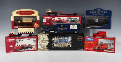 Twenty-two Corgi Classics and limited edition vehicles, including CC12417 Volvo Globetrotter tractor
