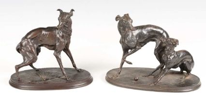 After Pierre-Jules Mêne - an early 20th century French brown patinated cast bronze model of a