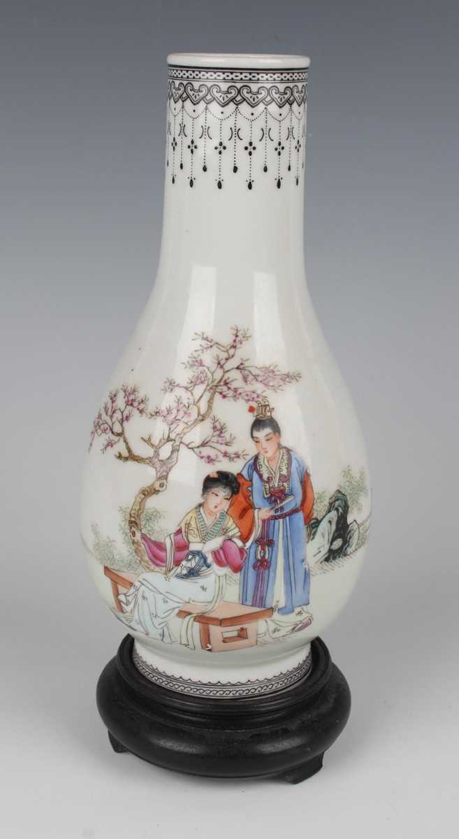 A Chinese famille rose millefleurs porcelain pot, mark of Guangxu but Republic period, of squat - Image 20 of 29