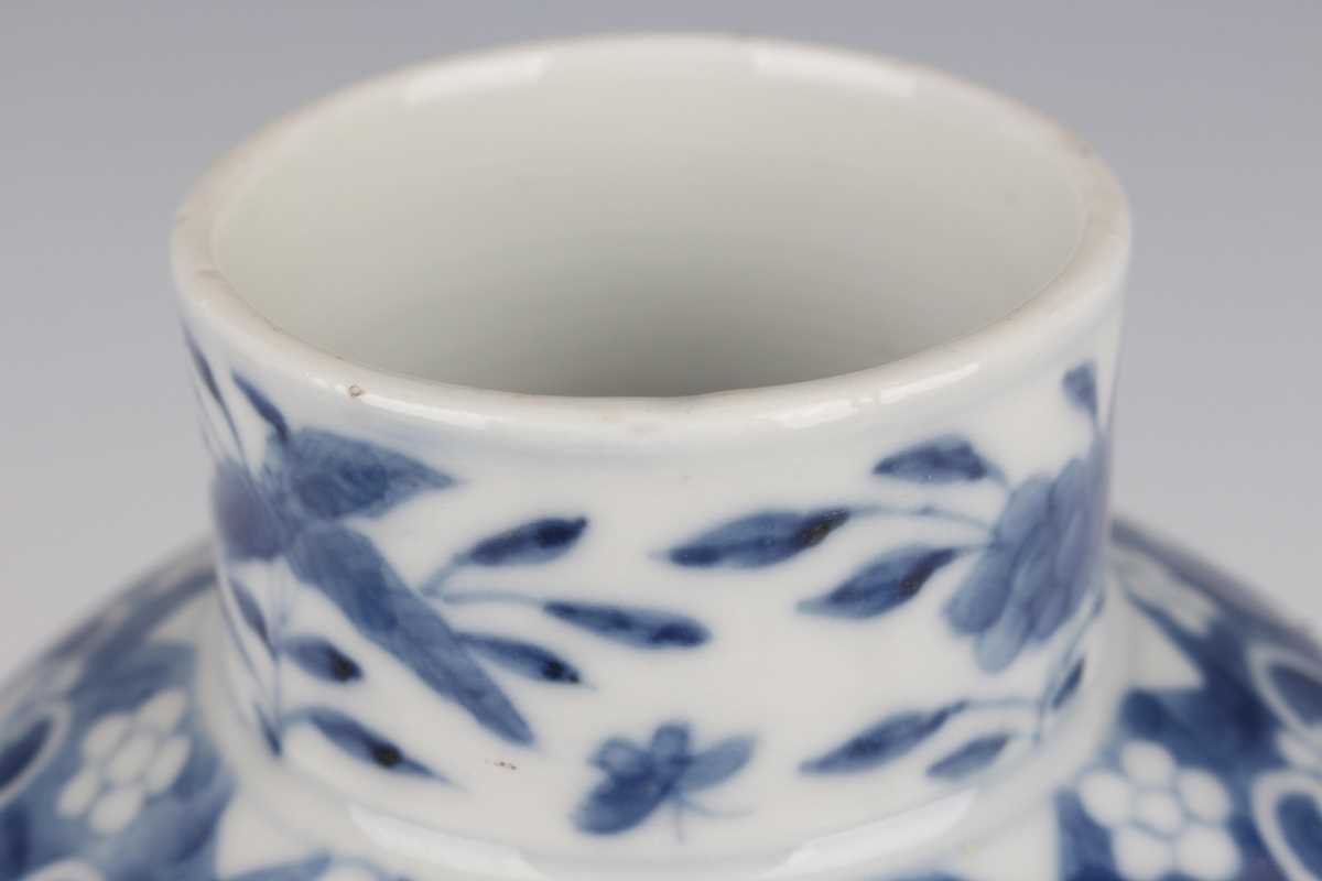 A group of six Chinese blue and white porcelain vases and covers, late 19th century, each of - Image 57 of 75