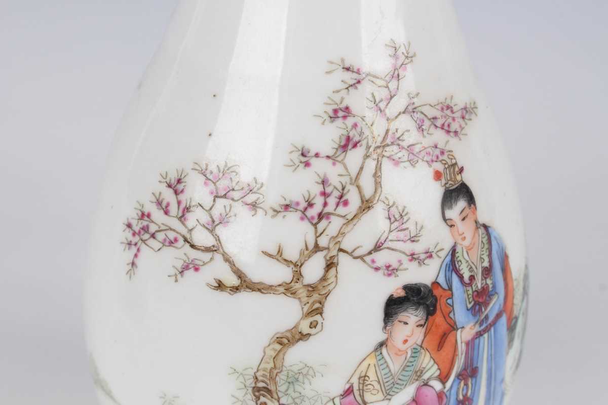 A Chinese famille rose millefleurs porcelain pot, mark of Guangxu but Republic period, of squat - Image 26 of 29