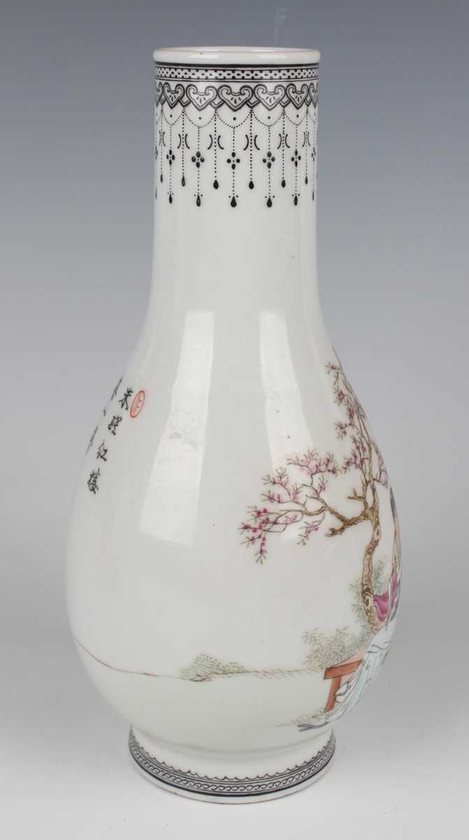 A Chinese famille rose millefleurs porcelain pot, mark of Guangxu but Republic period, of squat - Image 24 of 29