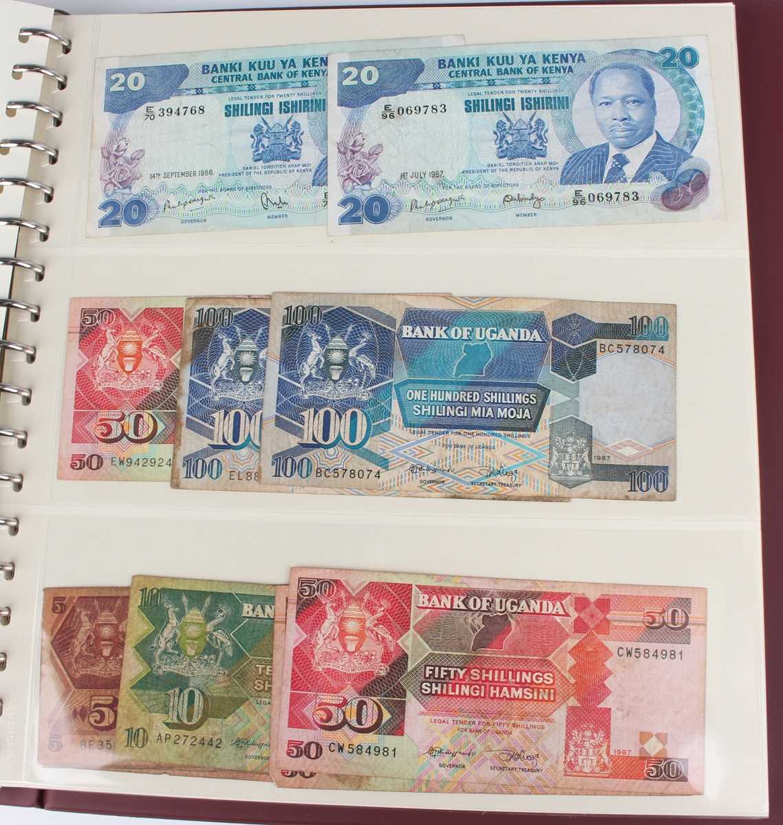 A large collection of European and world banknotes, including Iran, Jordan, USA, Jamaica, New - Image 7 of 16