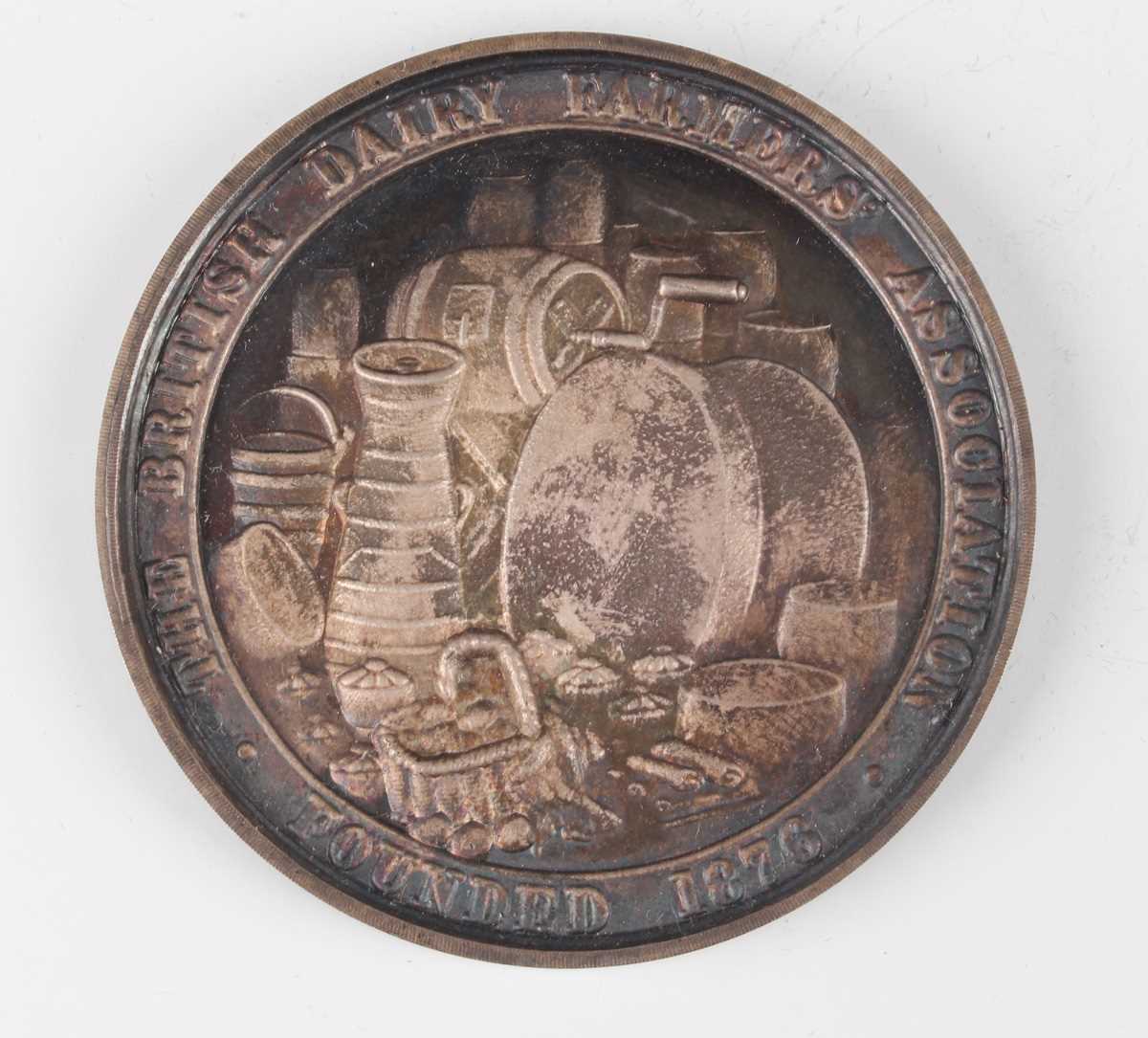 A group of three late 19th century silver and bronze British Dairy Farmers Association - Image 14 of 20