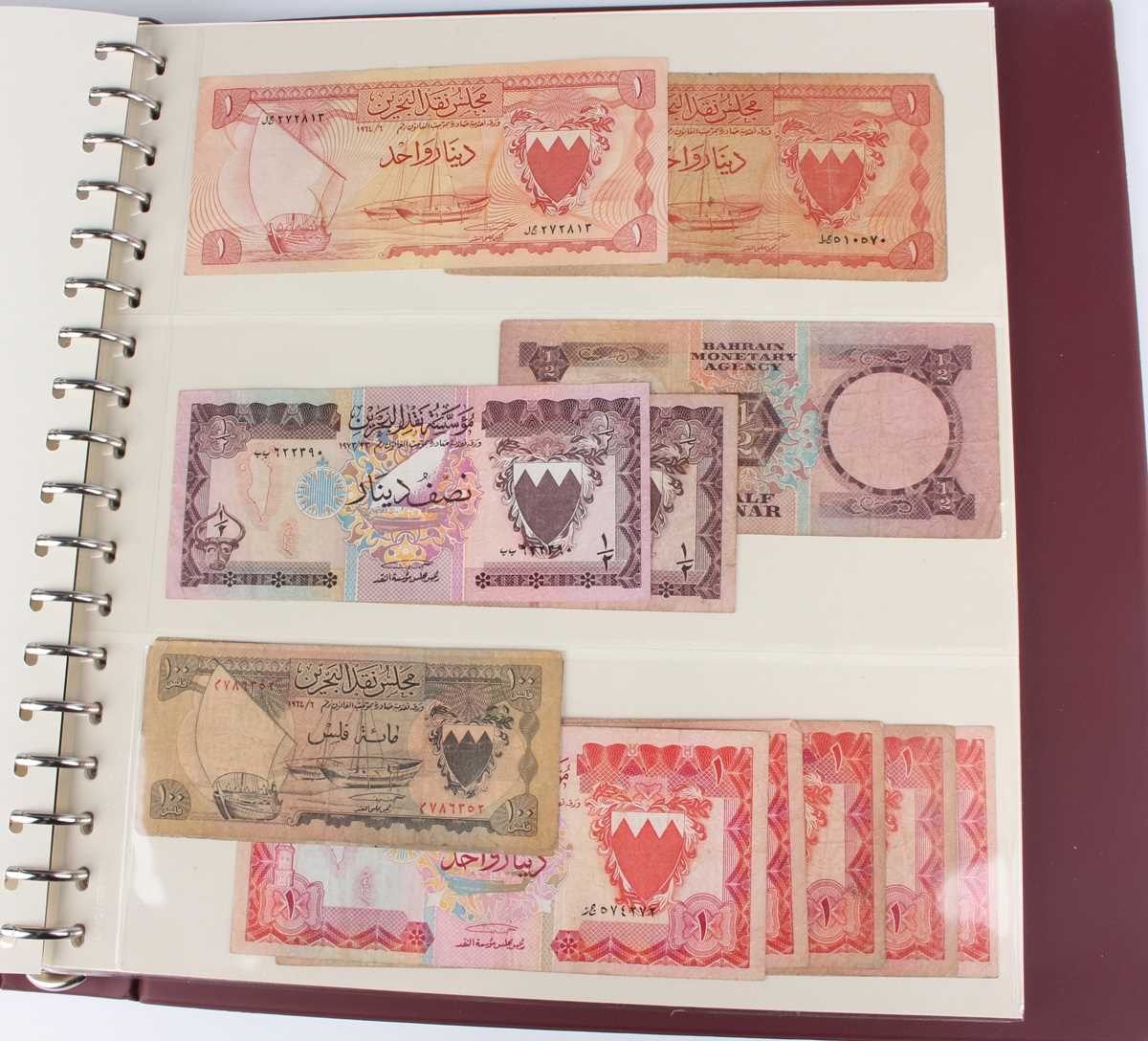 A large collection of European and world banknotes, including Iran, Jordan, USA, Jamaica, New - Image 8 of 16