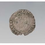 An Ireland Henry VIII sixpenny groat, harp coinage, mintmark lis (some edge loss, areas of double-