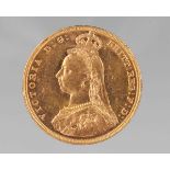 A Victoria Jubilee Head sovereign 1887, Melbourne Mint.