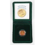 An Elizabeth II Royal Mint proof sovereign 1980, cased with certificate.