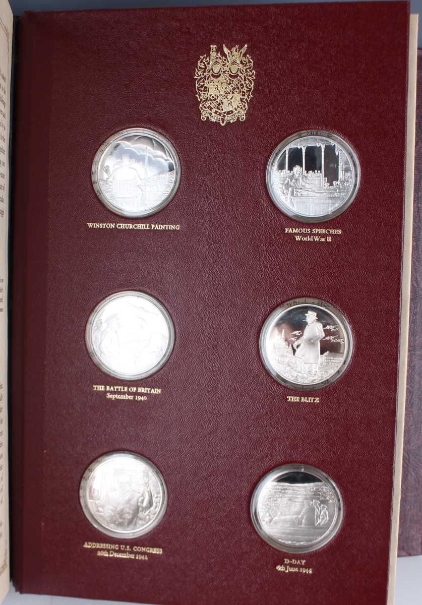A collection of twenty-four John Pinches silver proof medallions, within an album detailed 'The - Image 4 of 6