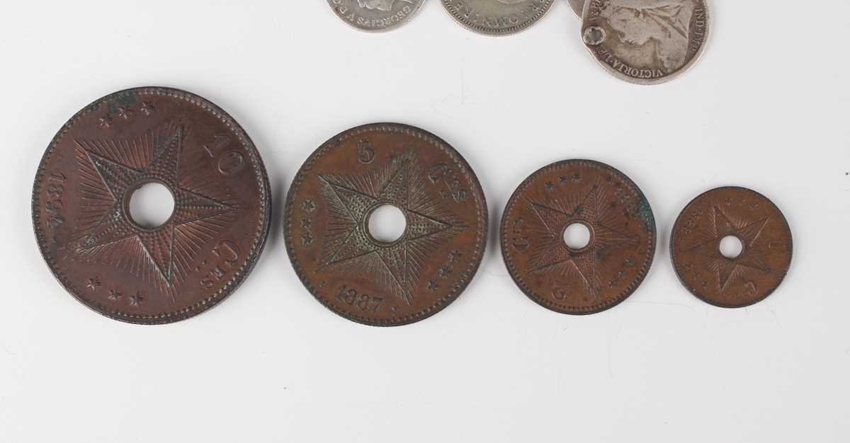 A collection of 18th, 19th and 20th century British and world coinage, including a Victoria Old Head - Image 4 of 9