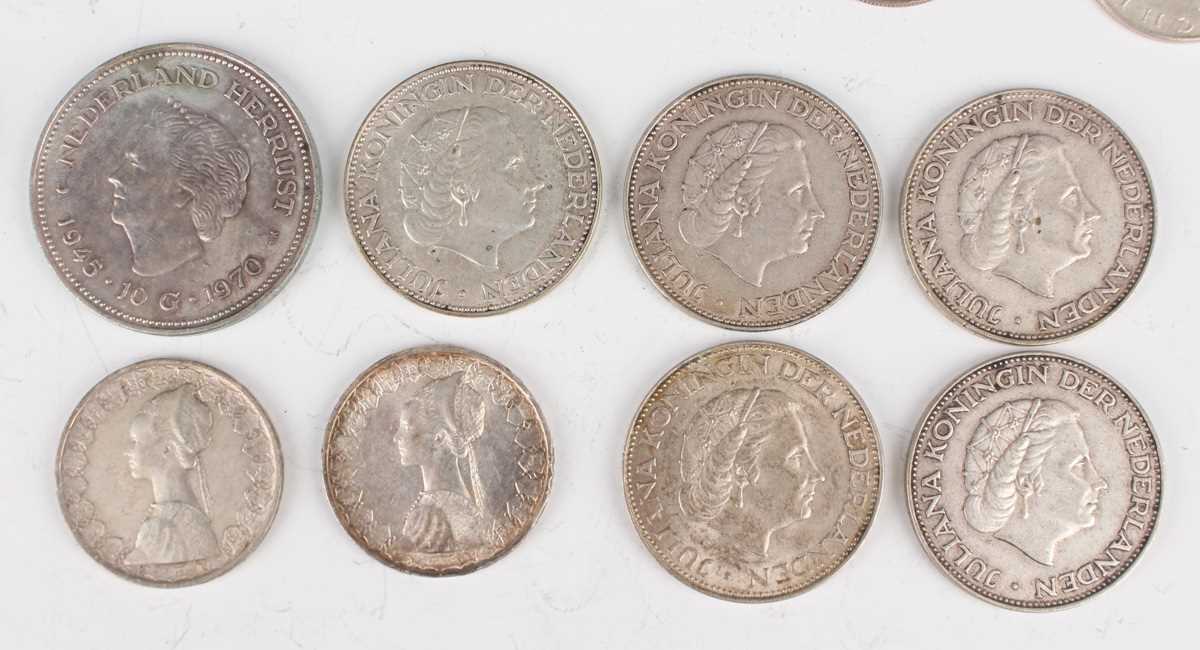 A small collection of various European and world silver and metal coinage, including a Switzerland - Image 2 of 5