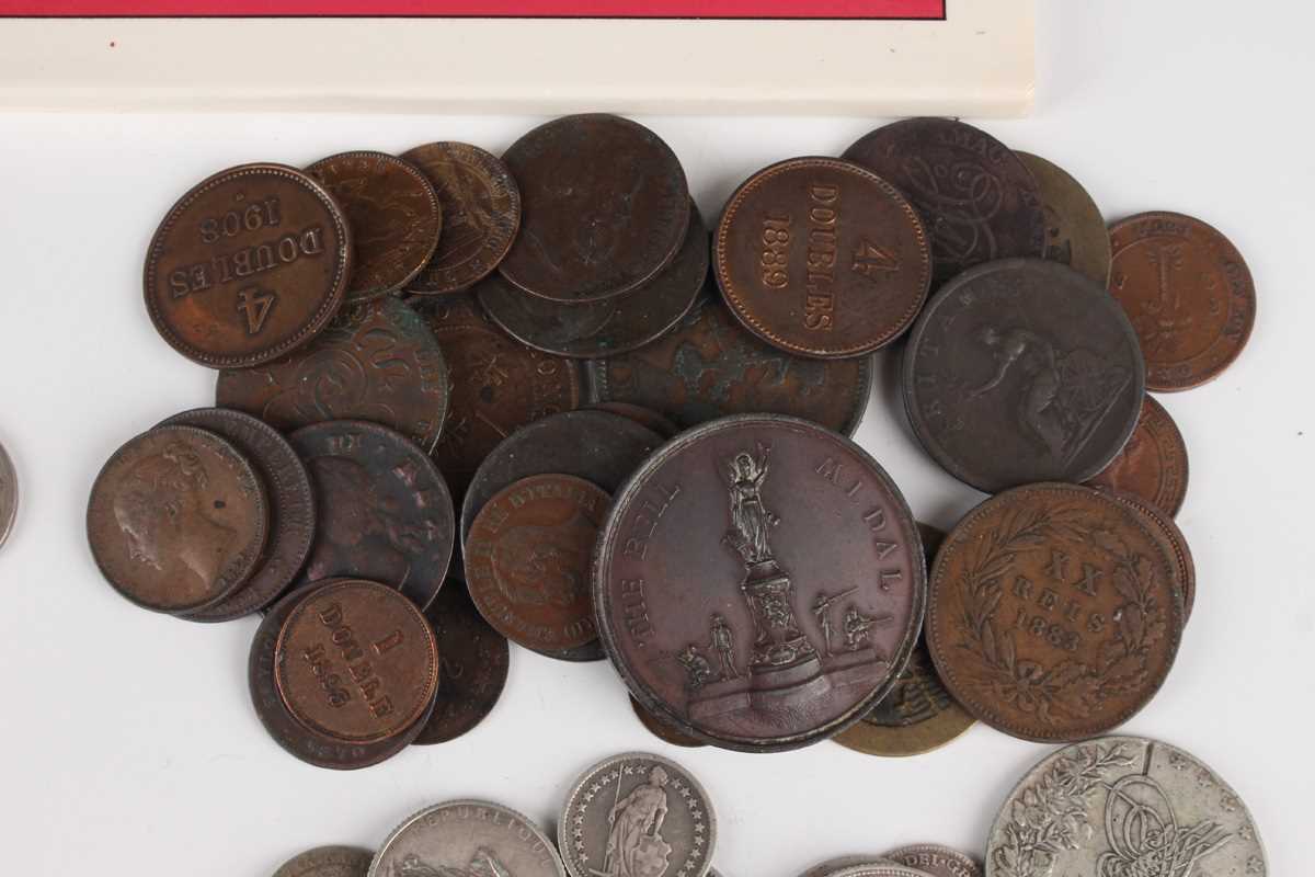 A collection of 18th, 19th and 20th century British and world coinage, including a Victoria Old Head - Image 8 of 9