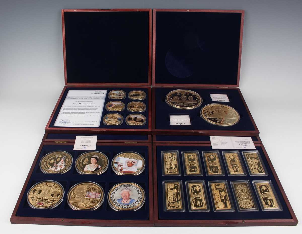 A large collection of late 20th century base metal collectors' coins, medallions and ingots, - Image 3 of 11