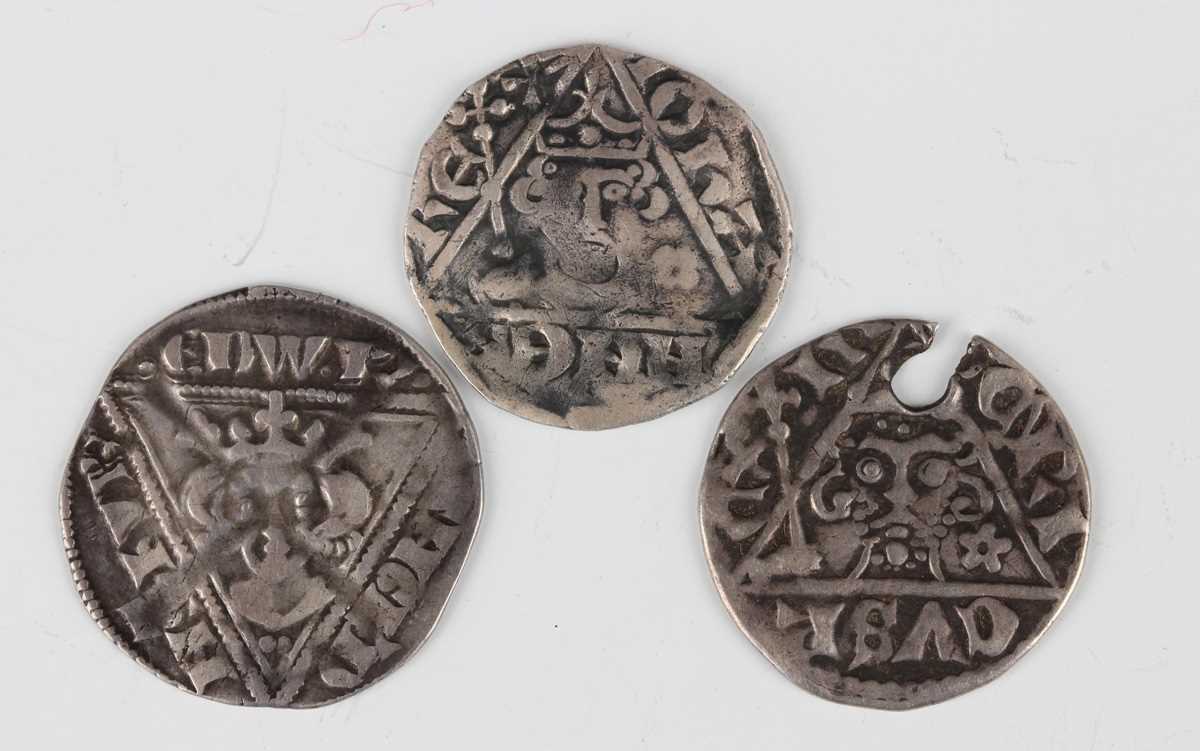 An Ireland Edward I silver penny 1272-1307, Waterford Mint, two other Ireland hammered silver