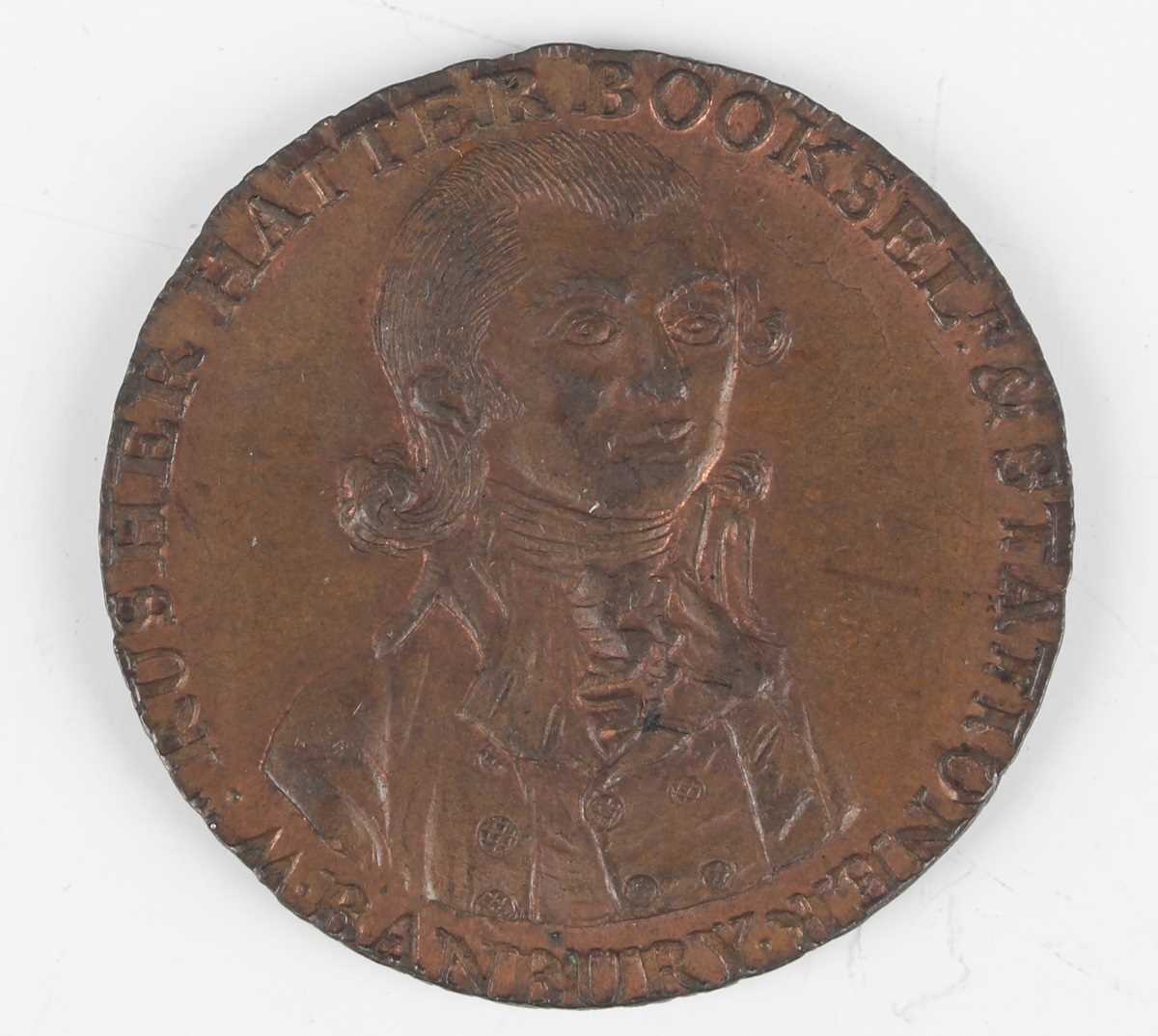 A Thomas Spence halfpenny mule token, detailed 'A Westminster Scholar' (DH 704), and an - Image 2 of 5