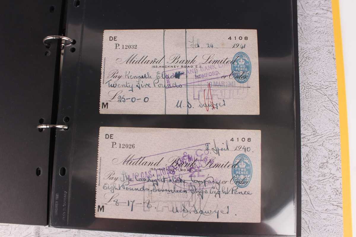 A large collection of various 19th and 20th century cheques, chequebooks and related banking - Image 4 of 7