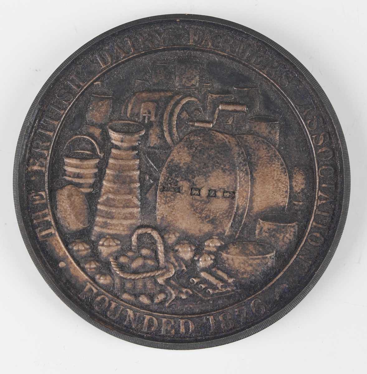 A group of three late 19th century silver and bronze British Dairy Farmers Association - Image 3 of 20