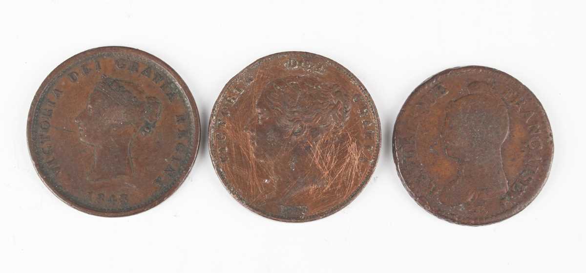A small collection of coins, including a group of pre-1947 British silver and silver nickel coinage, - Image 4 of 8