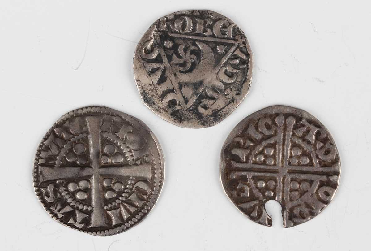 An Ireland Edward I silver penny 1272-1307, Waterford Mint, two other Ireland hammered silver - Image 2 of 2