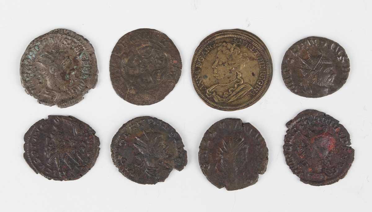 A Henry III long cross penny, moneyer probably Henri on Lund, London Mint, together with a John - Image 8 of 9
