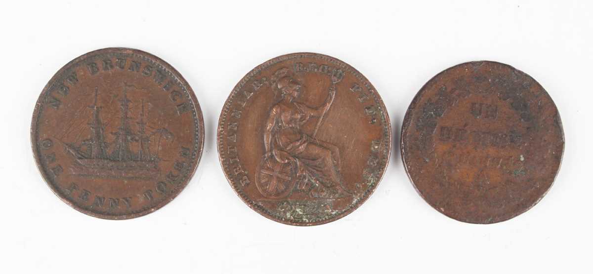 A small collection of coins, including a group of pre-1947 British silver and silver nickel coinage, - Image 5 of 8