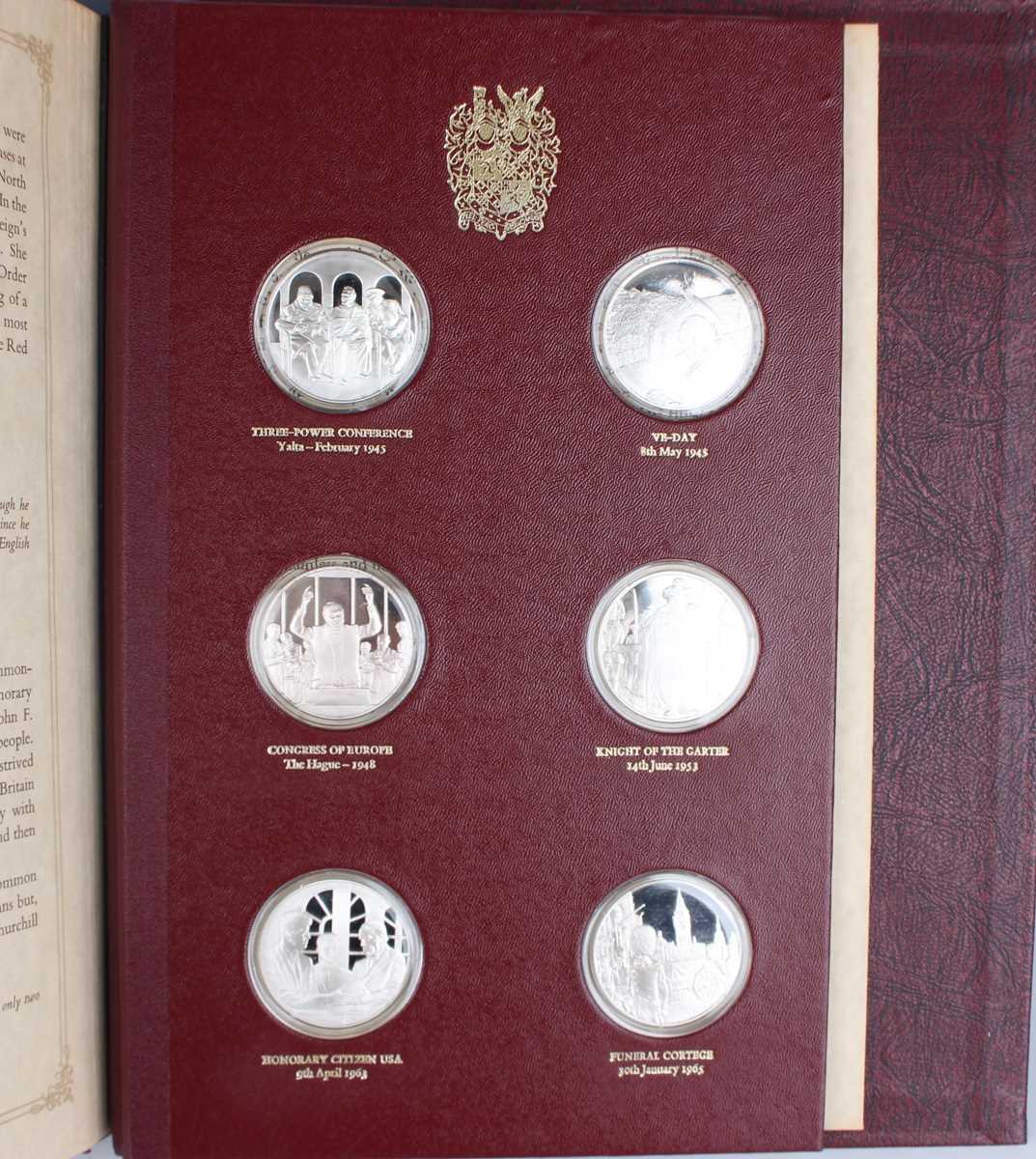 A collection of twenty-four John Pinches silver proof medallions, within an album detailed 'The - Image 5 of 6