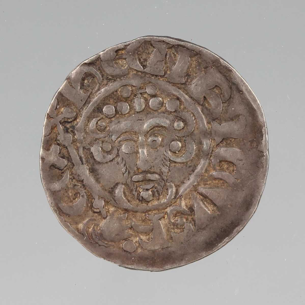 A John short cross penny 1199-1216, moneyer possibly Ricard B. on Lund, London Mint.