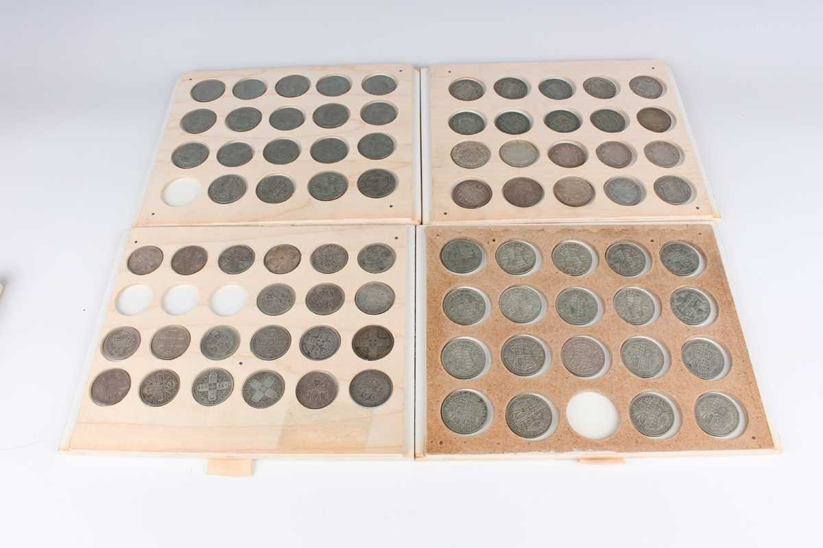 A collection of various Victorian and later silver, silver nickel and nickel coinage, including - Image 2 of 7