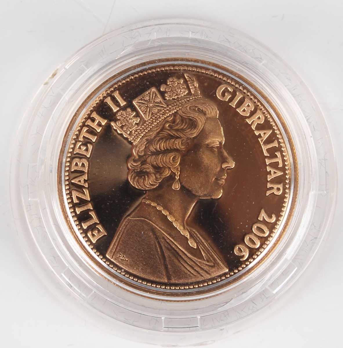 An Elizabeth II Westminster Mint Gibraltar sovereign 2006 celebrating The Concorde Milestones - Image 3 of 4